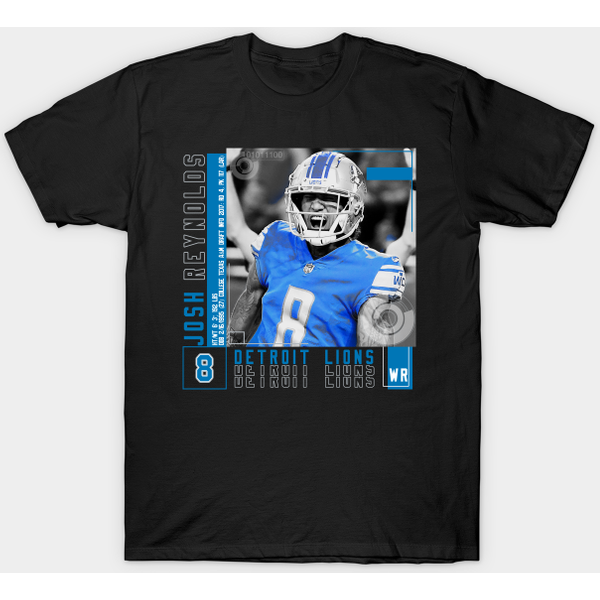 Josh Reynolds Football Edit Tapestries Lions - Josh Reynolds - T-Shirt-image