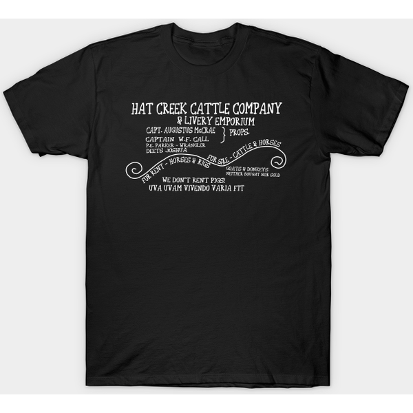 Hat Creek Cattle Company Livery Emporium - Lonesome Dove - T-Shirt-image