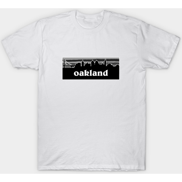 Oakland Classic Cityscape Football - Oakland - T-Shirt-image