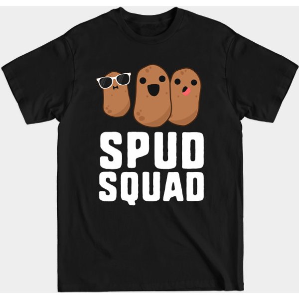 Spud Squad Funny Potato T-Shirt Friend Team Vegetable - Sweet Potato - T-Shirt-image