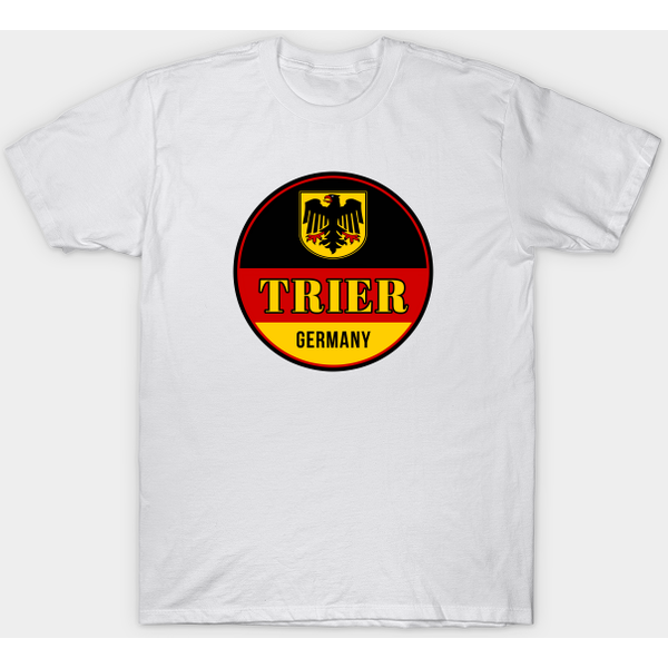 Trier Germany Round Flag - Trier - T-Shirt-image
