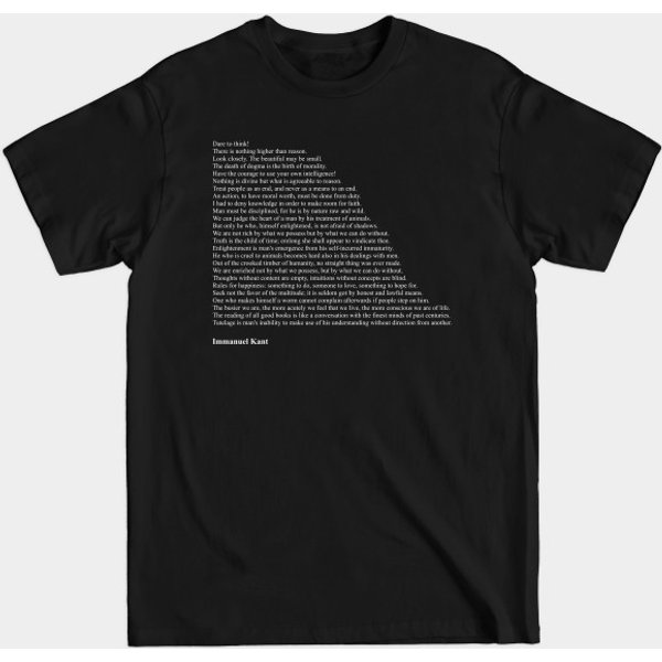 Immanuel Kant Quotes - Kant - T-Shirt-image