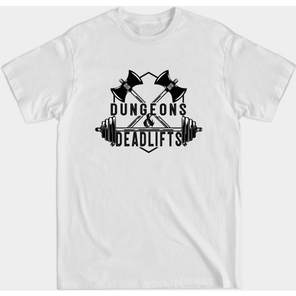 Dungeons And Deadlifts - Dungeons And Dragons - T-Shirt-image