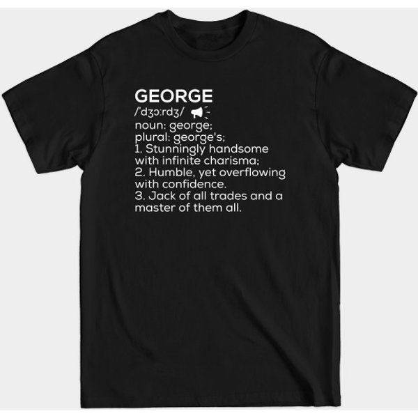 George Name Definition T-Shirt-image