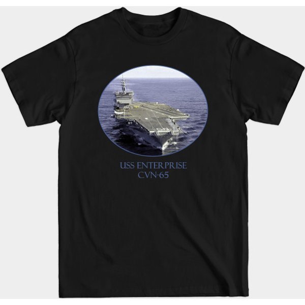 Uss Enterprise Cvn-65 - Aircraft Carrier - T-Shirt-image