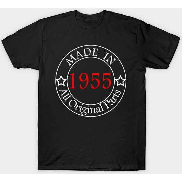 Born In 1955 T-Shirt - Born In 1955 Vintage Birthday - T-Shirt-image