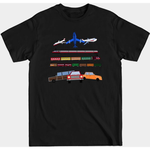 Planes, Trains And Automobiles - Planes Trains And Automobiles - T-Shirt-image