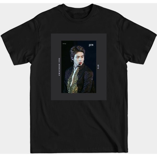 Bts Jin: Dark Theme #1 - Bts Jin - T-Shirt-image