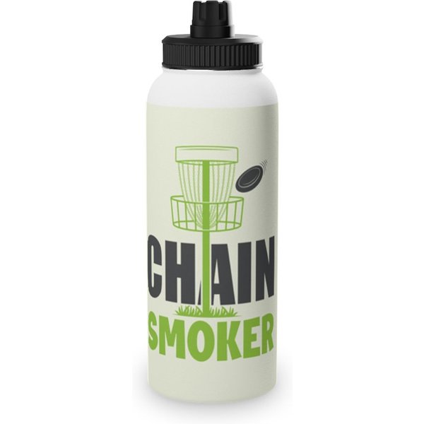 Disc Golf Stainless Steel Water Bottle, Sports Lid