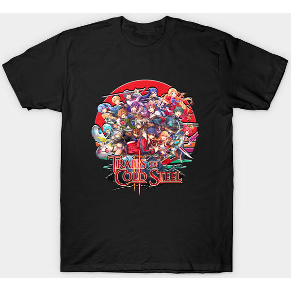 Trails Of Cold Steel In Circle Logo V - Trails Of Cold Steel - T-Shirt-image