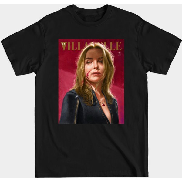 Villanelle Painted Portrait - Villanelle - T-Shirt-image