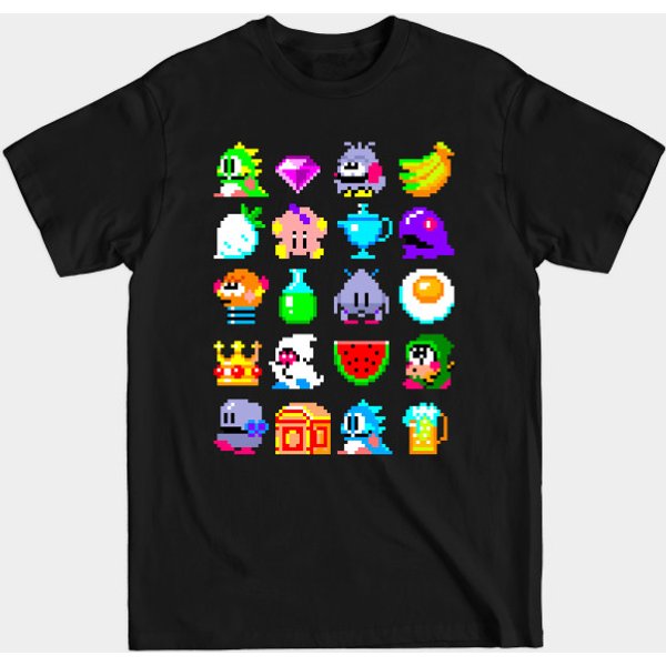 Dragon Heroes, Bad Guys And Good Stuff - Bubble Bobble - T-Shirt-image