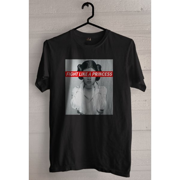 Princess Leia Shirt Fight Like A Princess T-Shirt-image