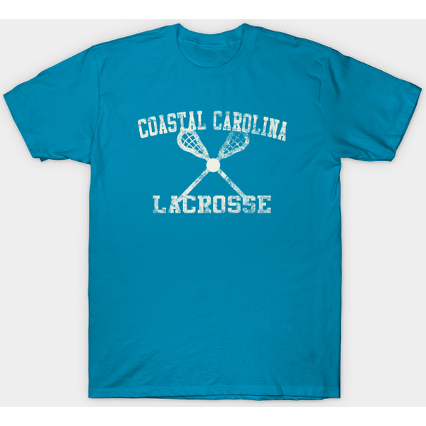 Vintage Coastal Carolina Lacrosse - Coastal Carolina Lacrosse - T-Shirt-image