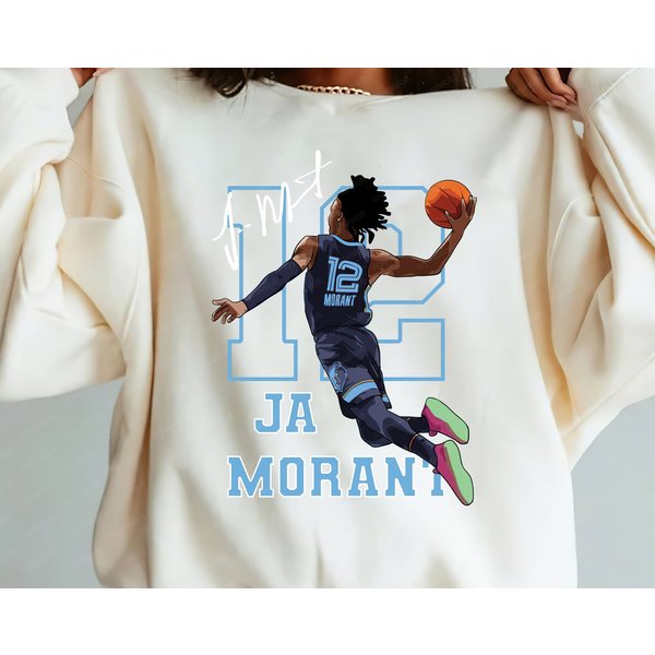 Ja Morant Dunk Memphis Grizzlies Ja Morant Sweatshirt-image