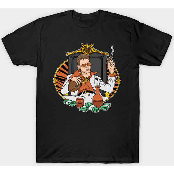 Joe Burrow Scarface - Joe Burrow - T-Shirt-image