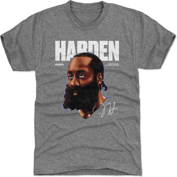 James Harden T-Shirt - Philadelphia Basketball James Harden Philadelphia Game Face Wht-image