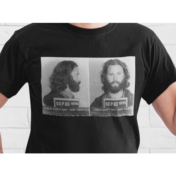 Jim Morrison Mugshot Shirt Jim Morrison Shirt-image
