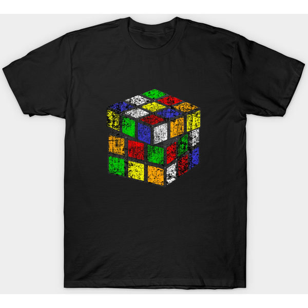 Distressed Rubik'S Cube - Rubik Cube - T-Shirt-image