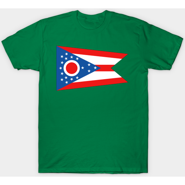 Ohio State Flag - Ohio State Flag - T-Shirt-image