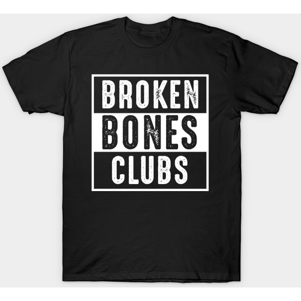 Vintage 1970'S Broken Bone Club - Broken Bones - T-Shirt-image