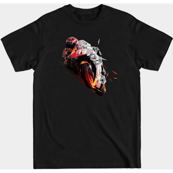 Marc Marquez Low Poly - Marquez - T-Shirt-image