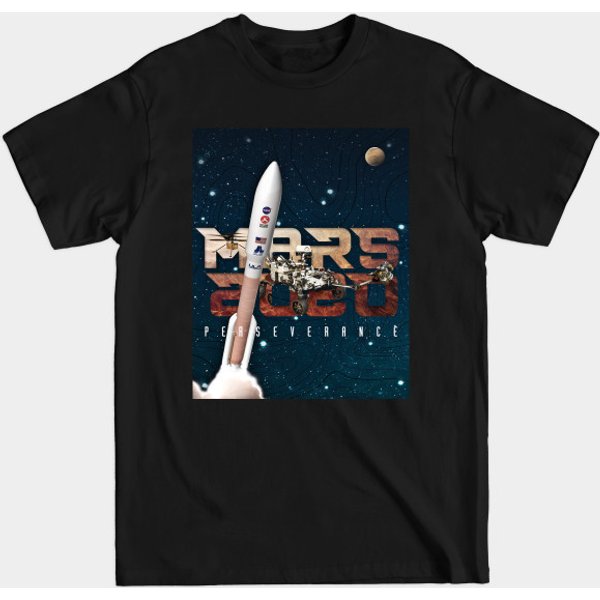 United Launch Alliance Mars 2020 Poster - Ula Mission - T-Shirt-image