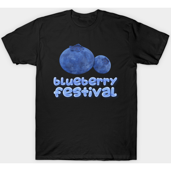 Blueberry Festival 3D Juicy Blueberries - Blueberry - T-Shirt-image