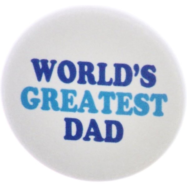 World's Greatest Dad Buttons Pins-image