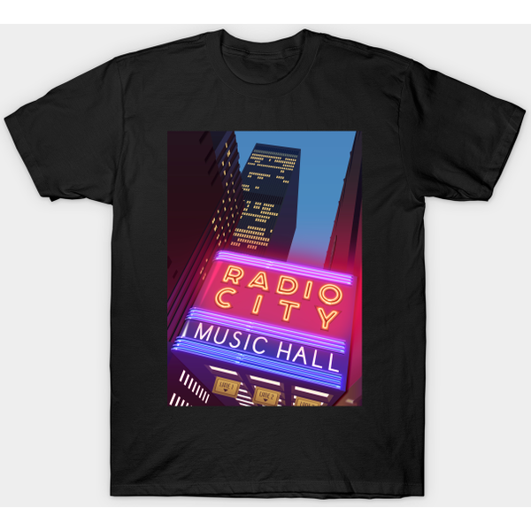 Radio City Music Hall - Artdeco - T-Shirt-image