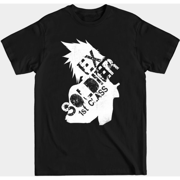 Cloud Strife Ex-Soldier White - Cloud Strife - T-Shirt-image