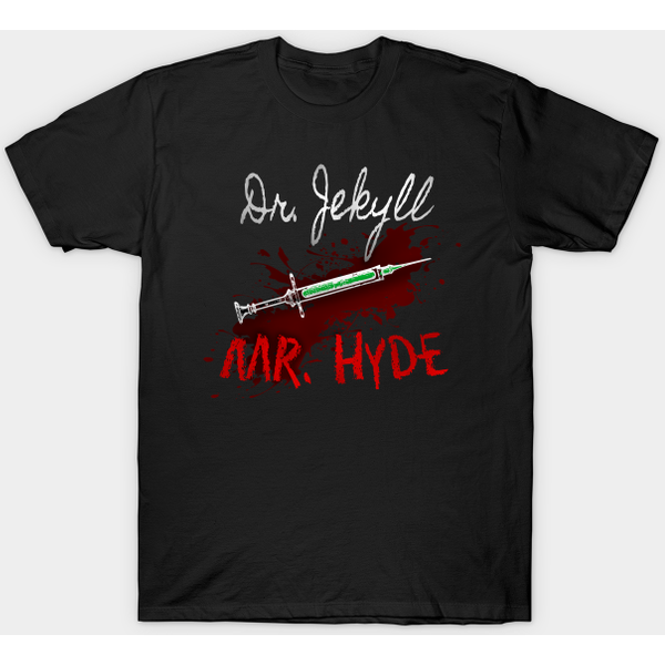 Dr. Jekyll And Mr. Hyde Syringe Design - Jekyll And Hyde - T-Shirt-image