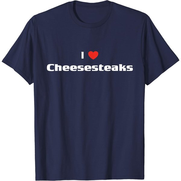 I Love Cheesesteaks Cheesesteak Lover T-Shirt-image
