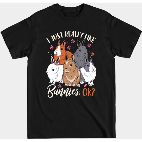 Bunnies Bunny Lover Rabbit Pet - Bunnies - T-Shirt-image