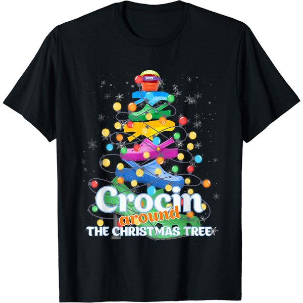 Crocin Around The Christmas Tree T-Shirt-image