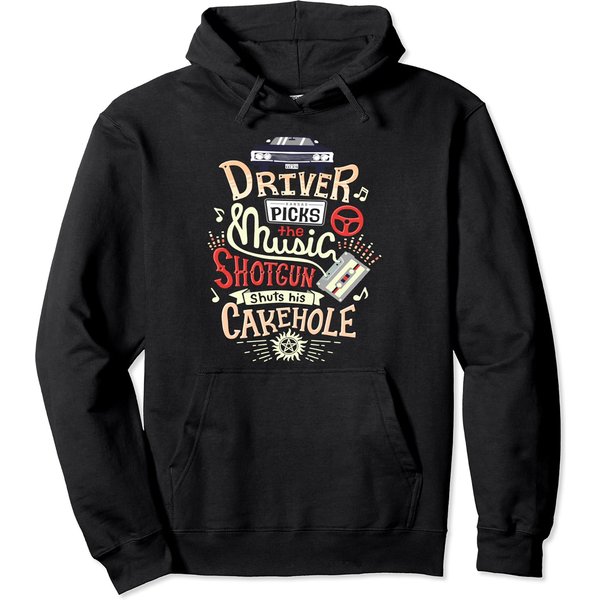 Supernatural Driver Picks The Music Pullover Hoodie-image