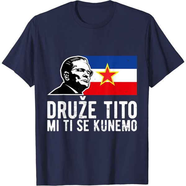 Titos T-Shirt Josip Broz Tito Yugoslavia Jugoslavija Sfry-image