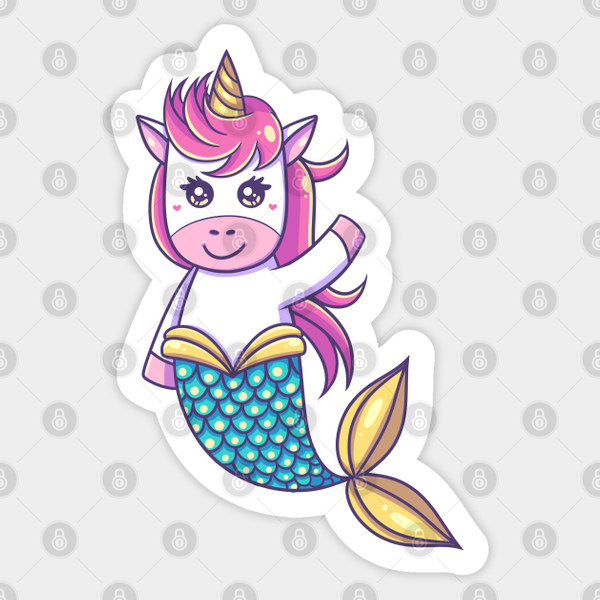 Mermaid Unicorn - Mermaid Unicorn - Sticker-image