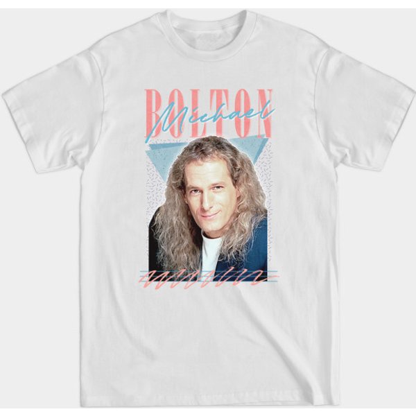 Michael Bolton / 90S Style Fan Art Design - Michael Bolton - T-Shirt-image
