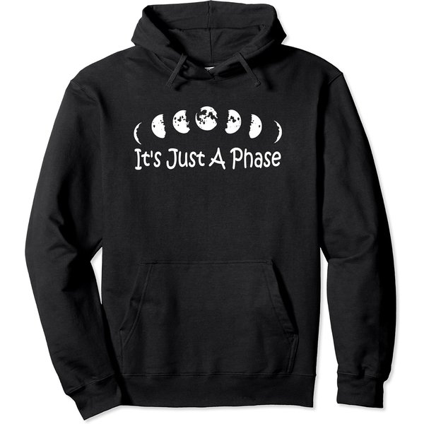 Moon Hoodie Phases Of The Moon - It's Just A Phase-image