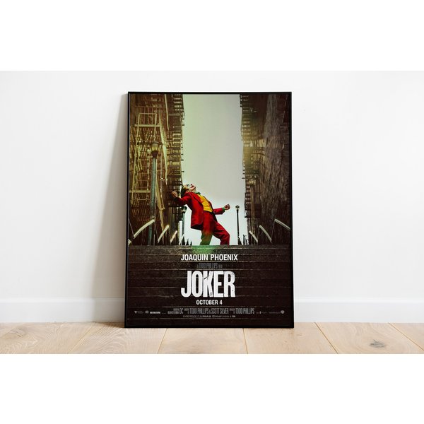 Joker Movie Premium Matte Paper Poster, Classroom Movie Art Exhibition Poster-image