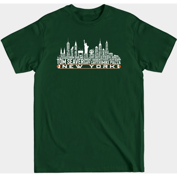 New York Baseball Team Skyline T-Shirt-image