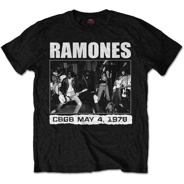Ramones Unisex Tee: Cbgb 1978-image