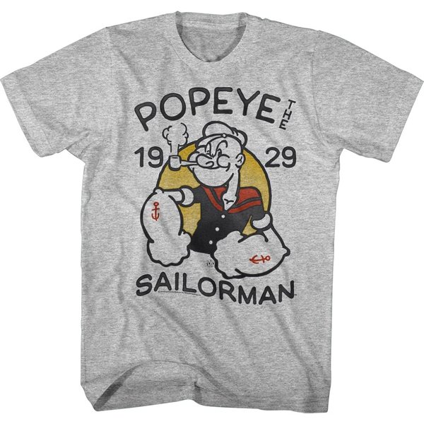 Popeye The Sailor Man Cartoon Comic Character Old Tat Adult T-Shirt Tee-image
