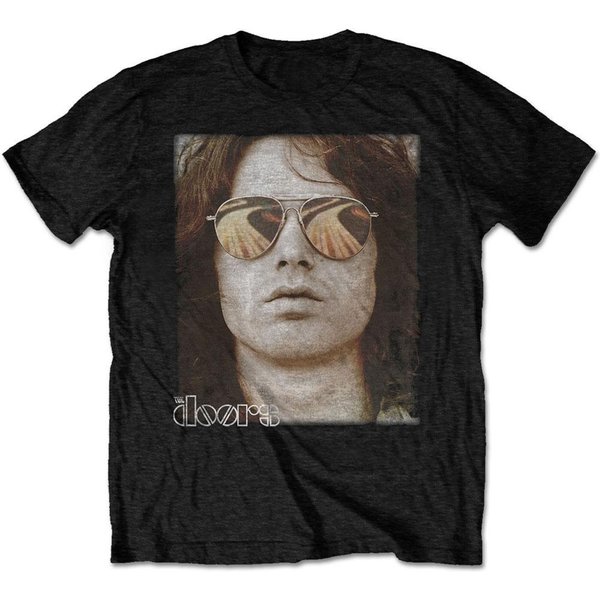 The Doors Unisex Tee: Jim Face-image