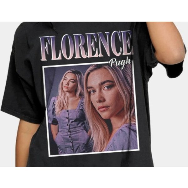 Florence Pugh Vintage Homage Shirt,Florence Pugh Shirt-image