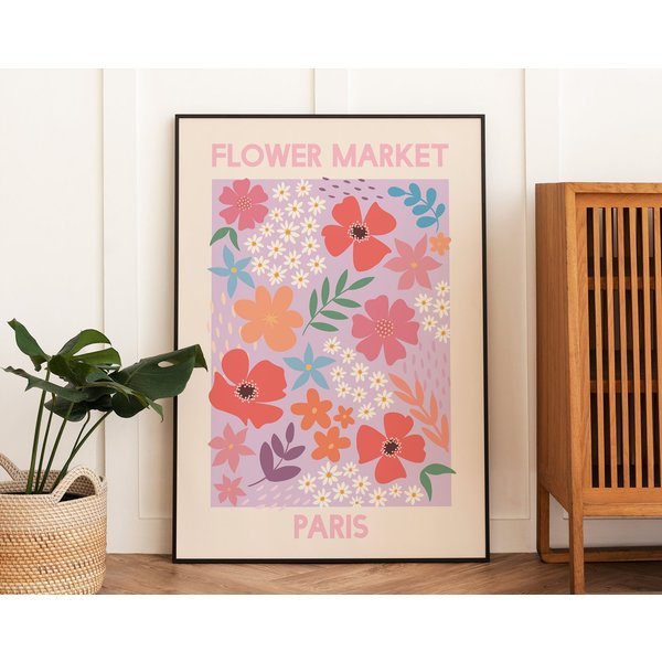 Flower Market Paris Poster-image