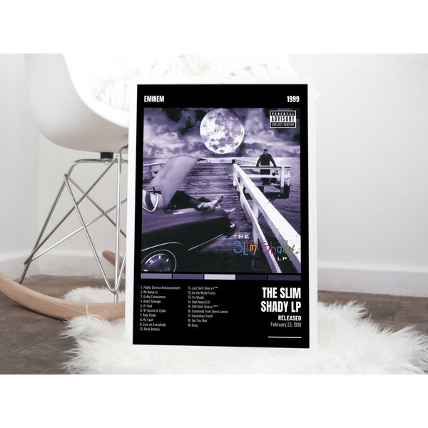 The Slim Shady Lp / Eminem Album Poster-image
