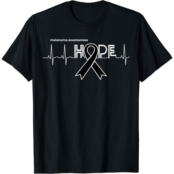 Melanoma Month Products Ribbon Skin Cancer Awareness T-Shirt-image
