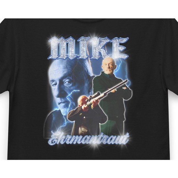 Mike Ehrmantraut T-Shirt Breaking Bad Tee Breaking Bad Vintage Bootleg T-Shirt-image